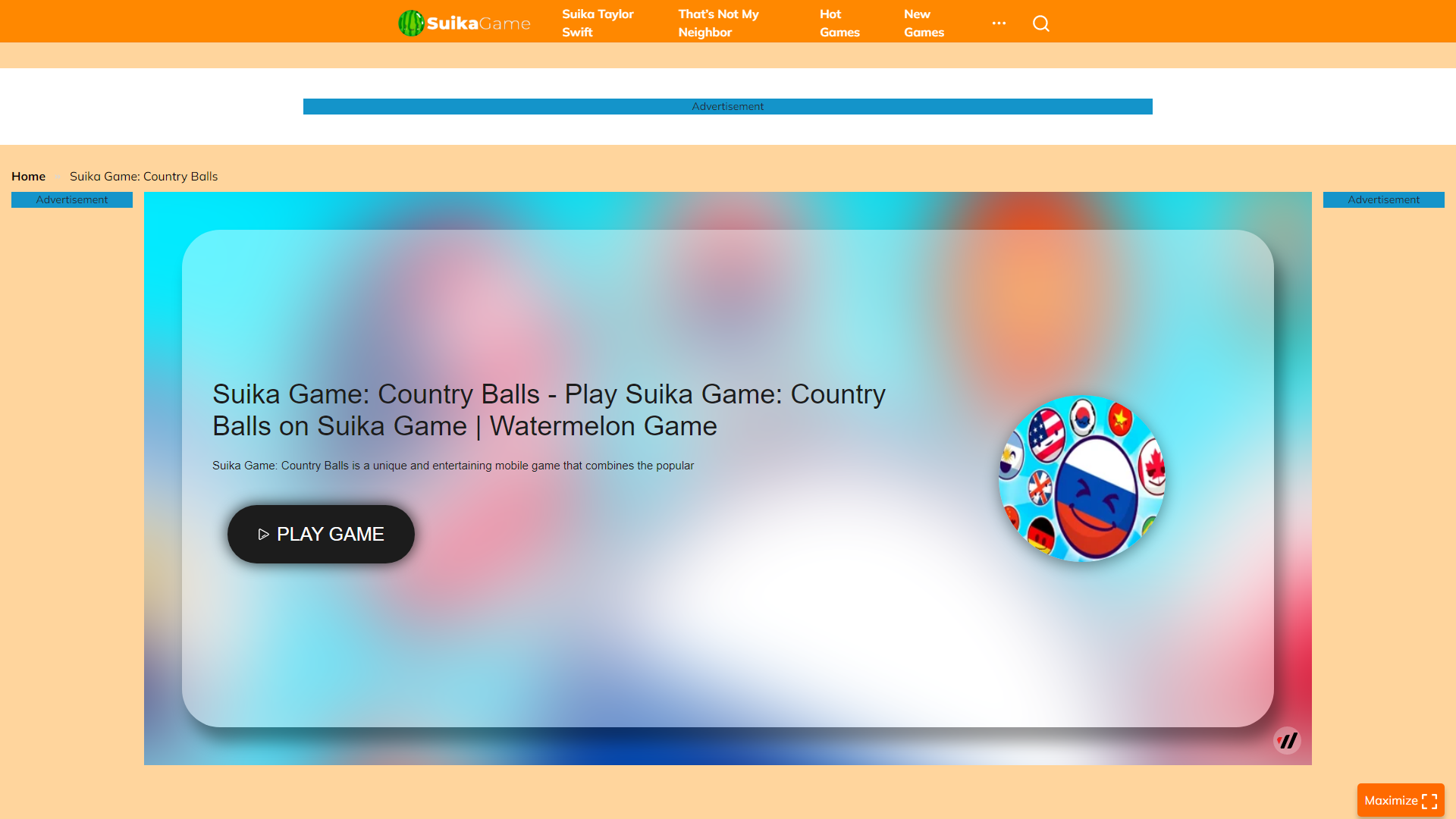 Country Balls - Play Country Balls On Suika Game | Watermelon Game