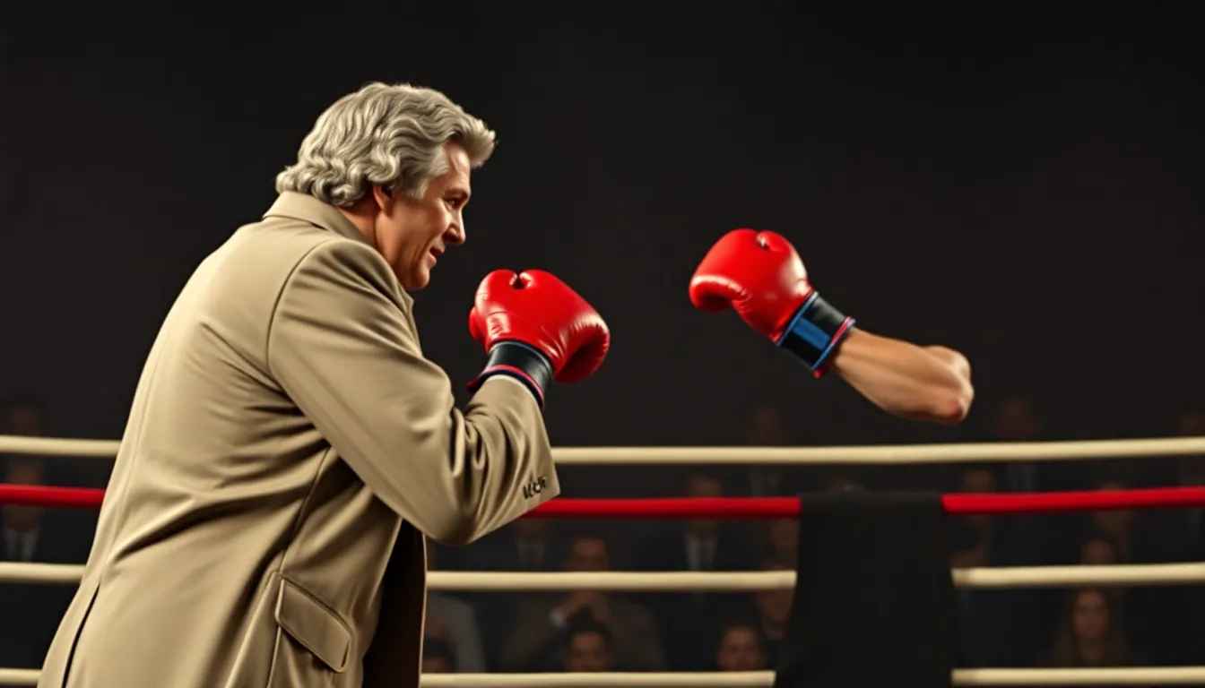 Boxing match between Andrew Jackson and nullification

