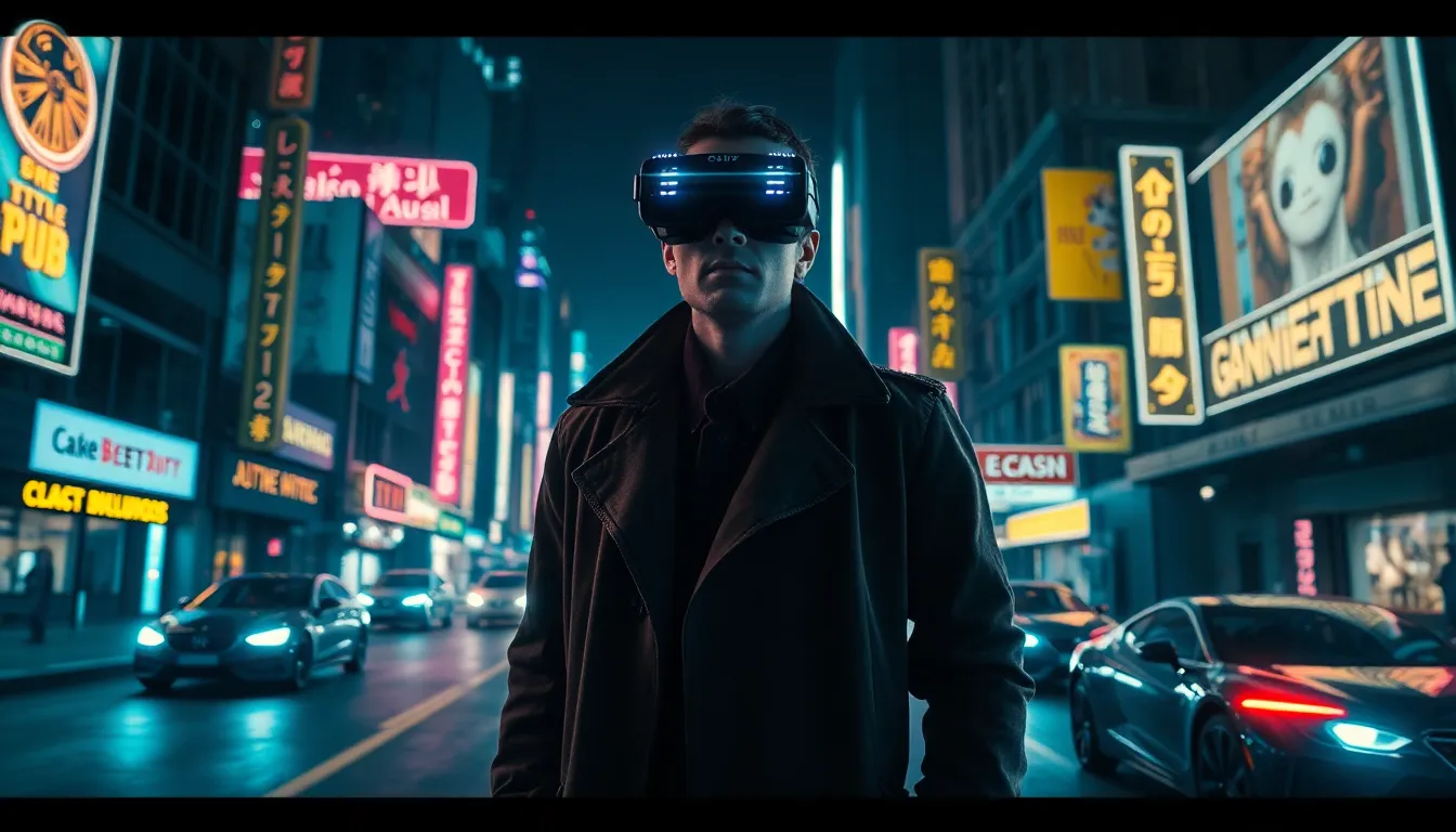 A cyberpunk city at night, with glowing neon signs... A cyberpunk city at night, with glowing neon signs...