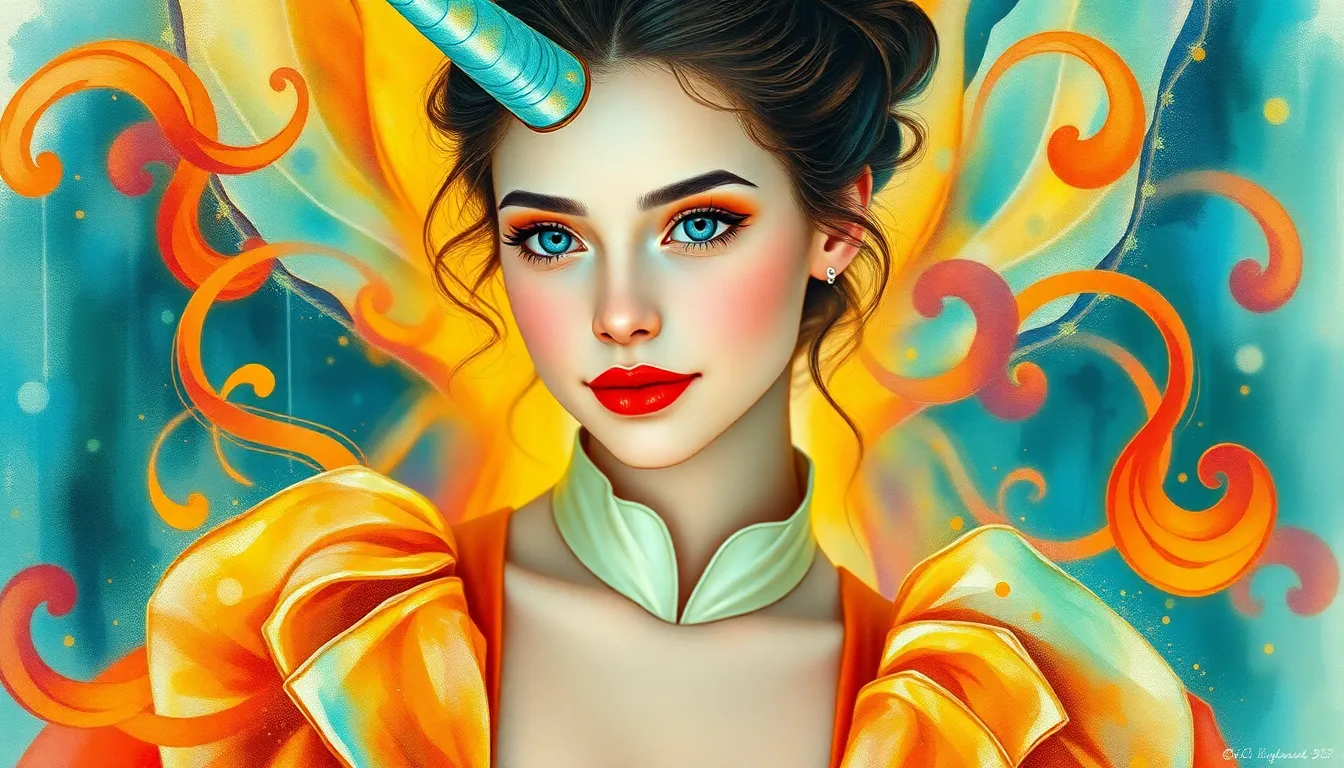 A mesmerizing hyperrealistic watercolor painting p...