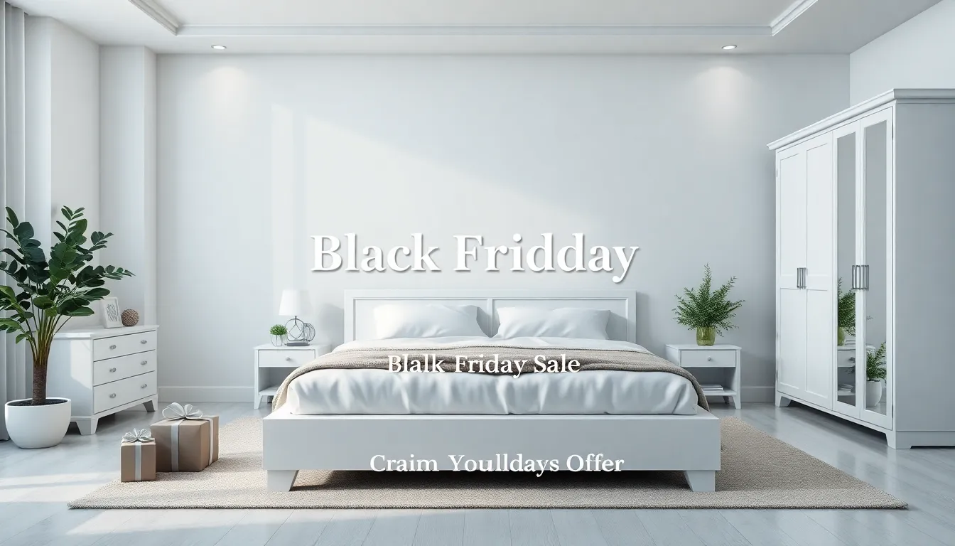 Ultra-detailed photorealistic wide rectangular bedroom scene (3000x600, aspect ratio 5:1), featuring...