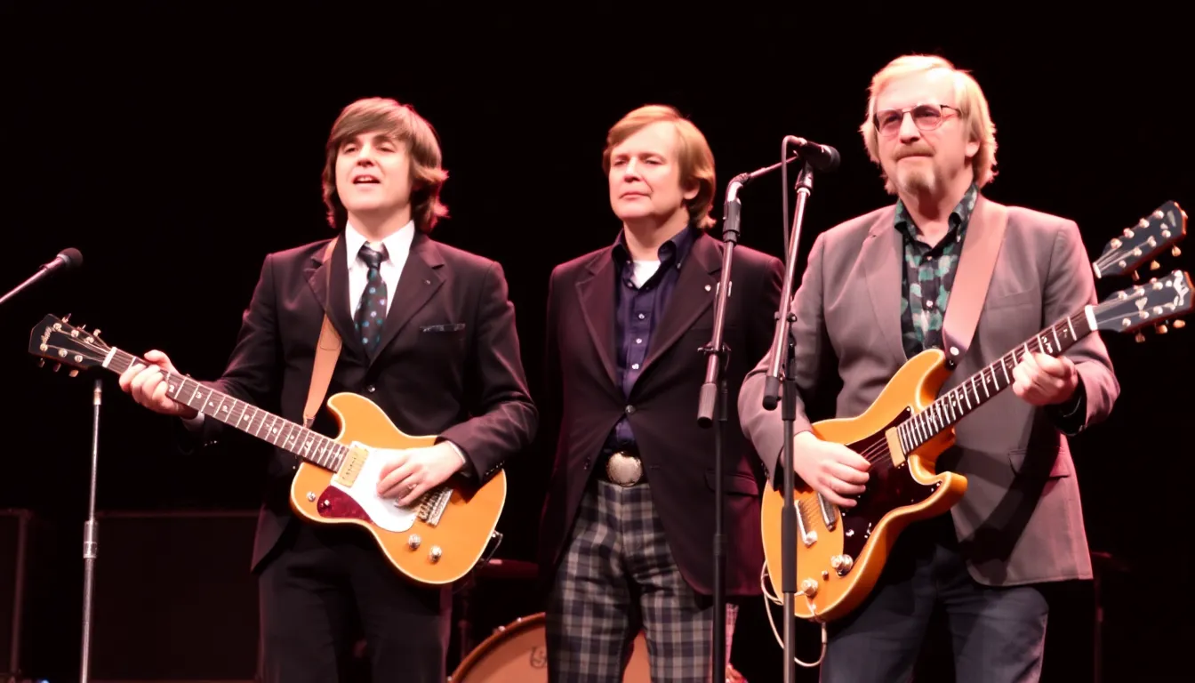 my three biggest 1960s pop stars in the same group live on stage. John Lennon, Michael Nesmith and R...
