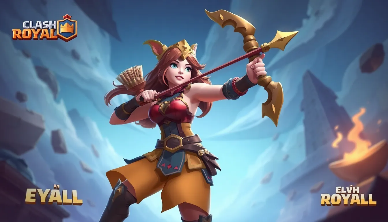Clash royal Evo Archer female 