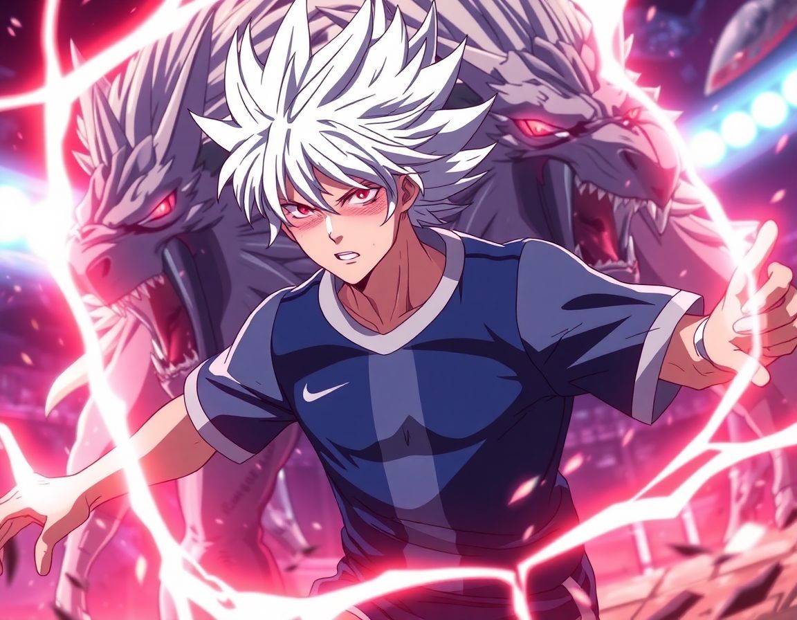 Coolest anime scene of a football anime. This scen...