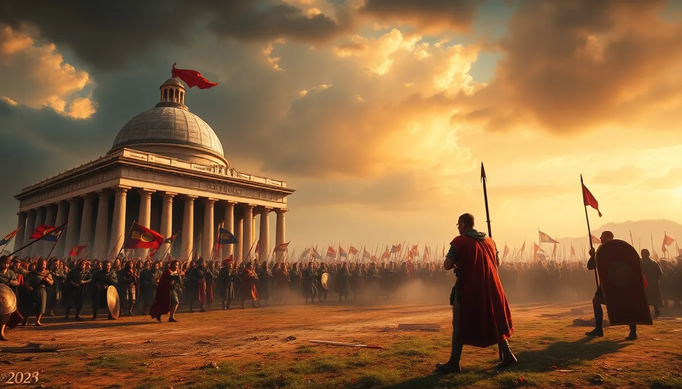 At the height of its glory, Rome stood as an invin...