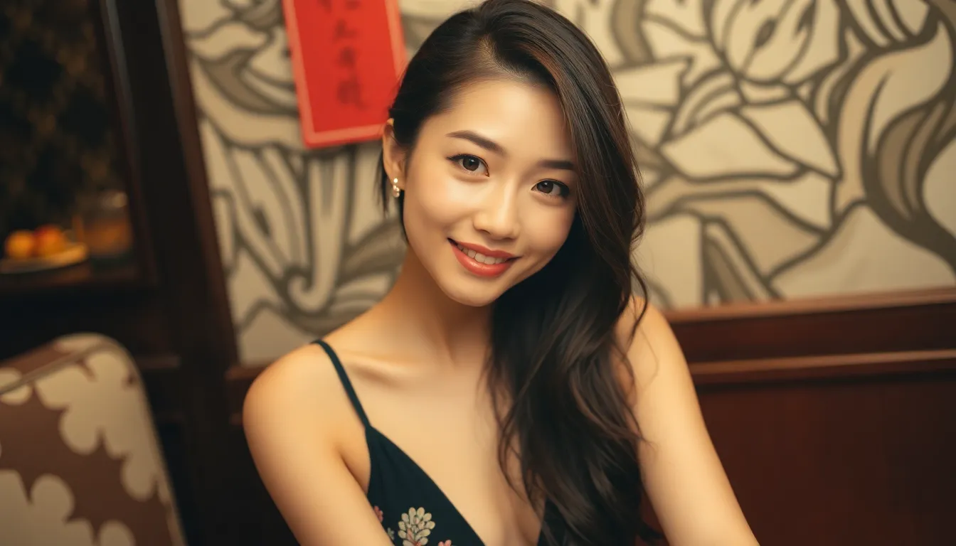 a chinese sexy beauty