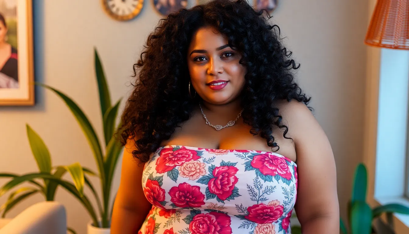 Desi aunty Big boobs curly hair 