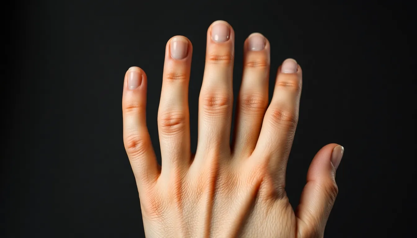 Una mano de una mujer donde 3 manos de niños están agarrados cada uno de un dedo de la mano de la mu... Una mano de una mujer donde 3 manos de niños están agarrados cada uno de un dedo de la mano de la mu...