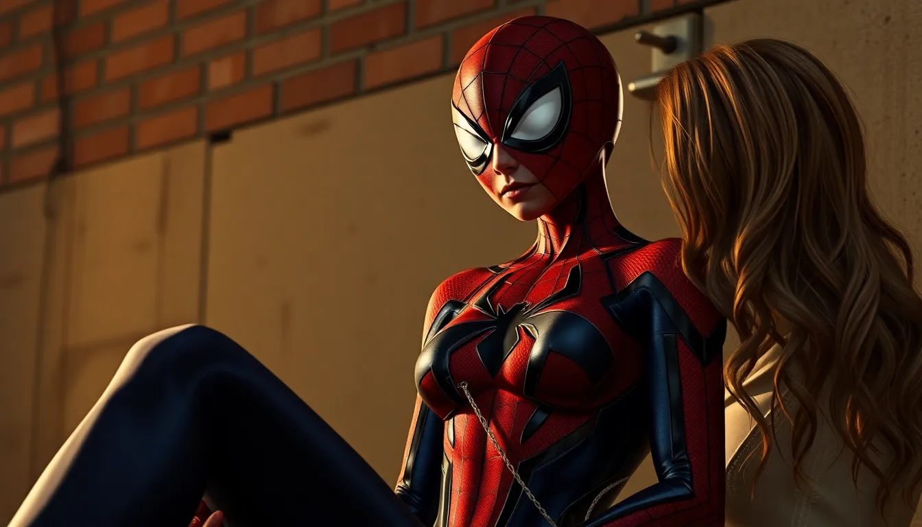spidergirl being spanked by teenage girls